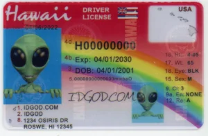 IDGod Fake ID - Hawaii Fake ID