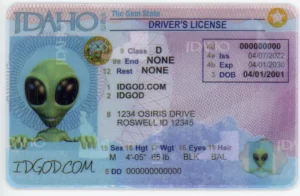 IDGod Fake ID - Idaho Fake ID