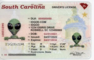 IDGod Fake ID - South Carolina Fake ID