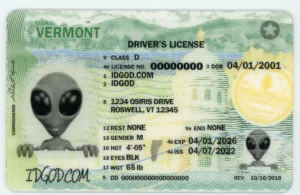 IDGod Fake ID - Vermont Fake ID